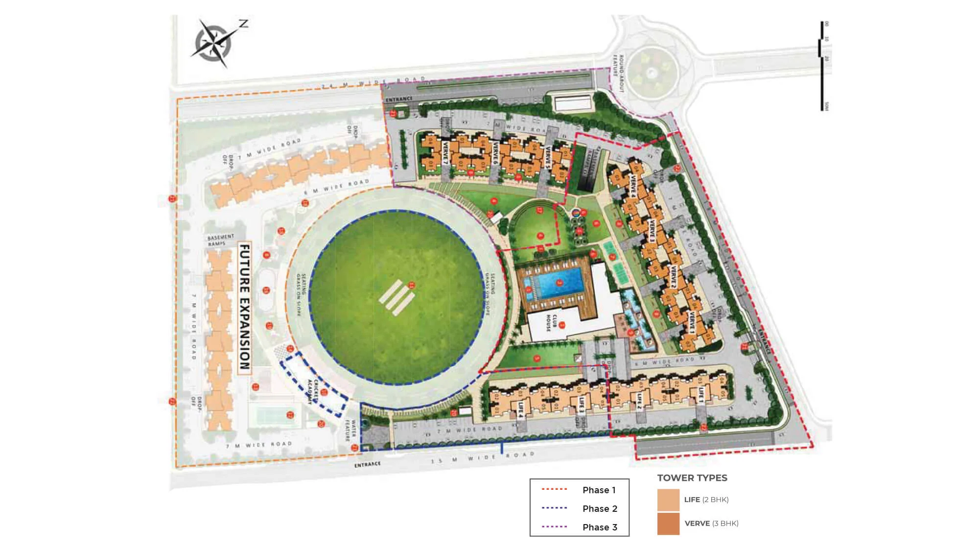 Eldeco Live By The Greens Site Plan